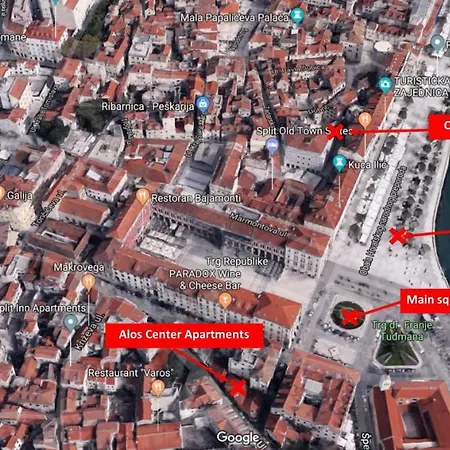 Alos Center Apartments Split Exterior foto